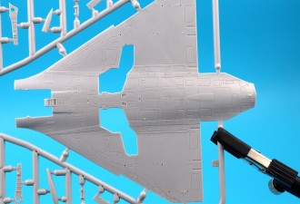 Scale model  Mirage 2000D with SCALP EG missile