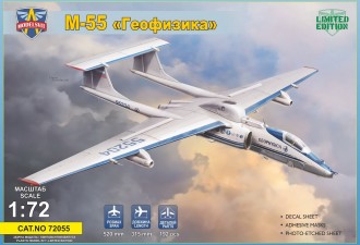 Scale model  M-55 "Geophysica" research aircraft