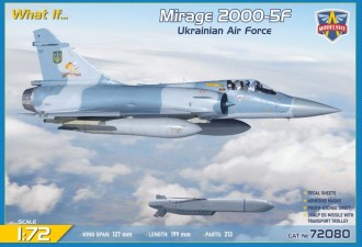 Scale model  Mirage 2000-5F jet fighter (in ZSU service)