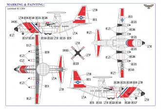 Макети  EC-130V (AWACS version)