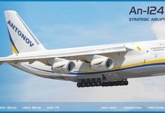 Scale model  An-124 "Ruslan" Strategic airlift