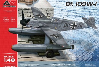 Scale model  Bf.109W-1 experim.floatplane (1/48)