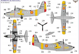Макети  HU-16A "Albatross" (USA/IDN/ESP/TWN)