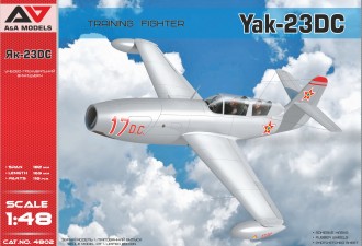 Scale model  Yak-23 DC training fighter