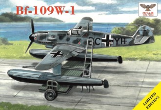 Макети  Messerschmitt Bf.109W-1 + beach trolley