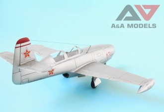 Scale model  Yak-23 DC training fighter