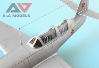 Scale model  Yak-23 DC training fighter