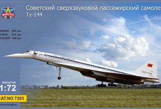 Макети  Tupolev Tu-144 Supersonic airliner