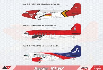 Scale model   BT-67 (DC-3) turboprop utility aircraft 